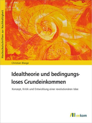 cover image of Idealtheorie und bedingungsloses Grundeinkommen